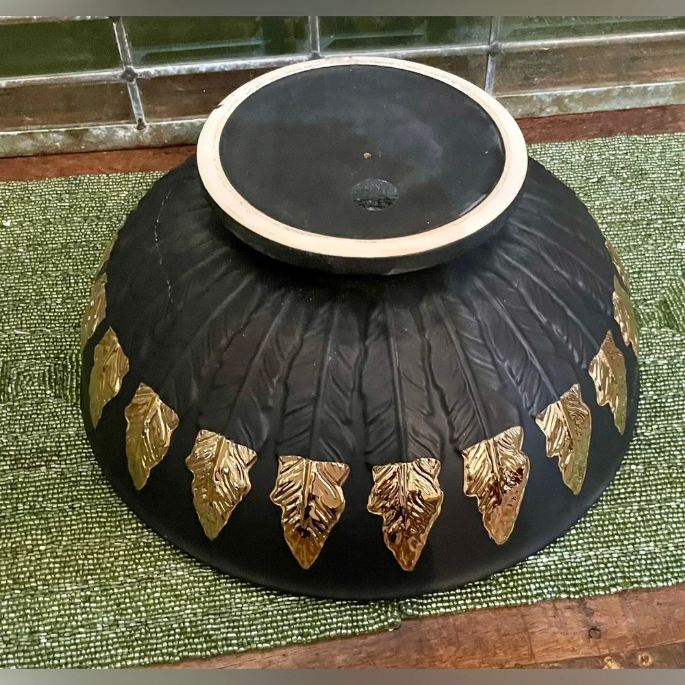 Anthropologie Catherine Martin Midnight Creatures Glazed Stoneware Serving Bowl